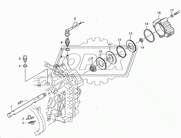 1296334004 Сухарь вилки КПП 16S150 D=18мм КАМАЗ-УВК